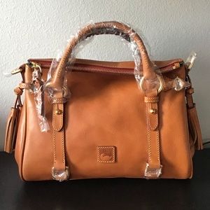 New! Dooney and Bourke Florentine Satchel Small